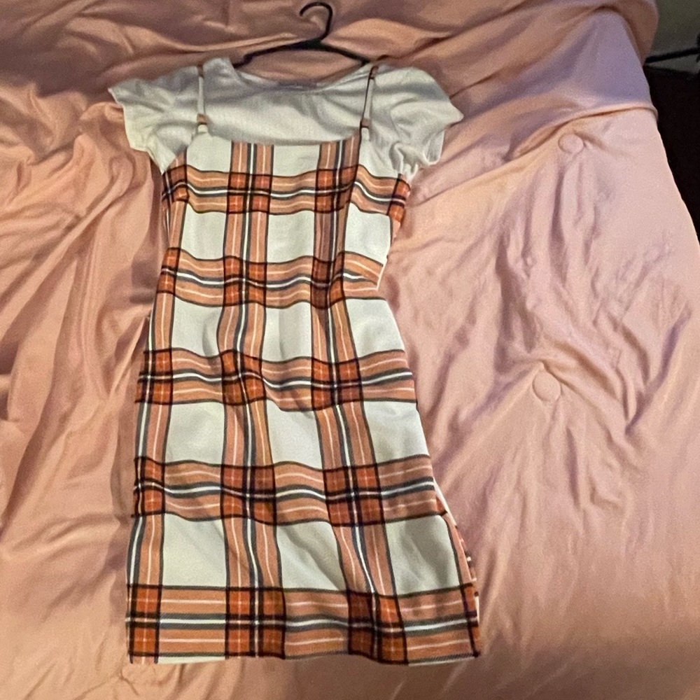 Dress with crop top